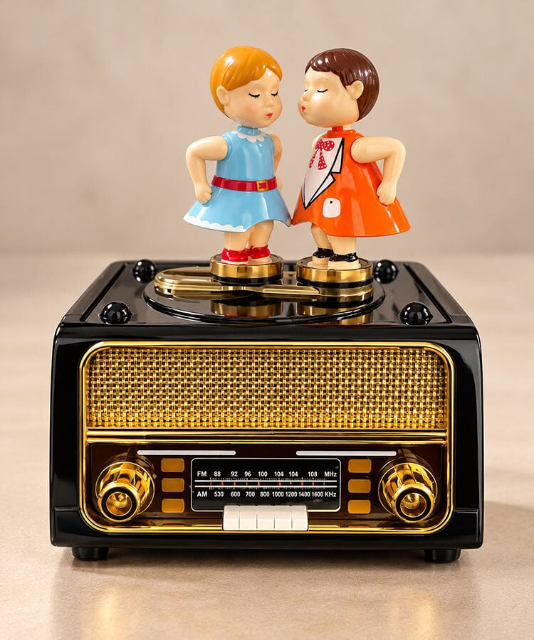 Dans Eden Çift Müzik Kutusu