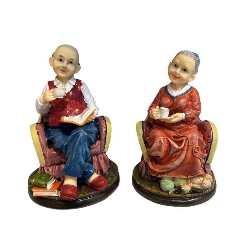 Polyester Yaşlı Çift Biblosu 2'li
