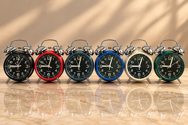 Metal Çift Zilli Çalar Saat