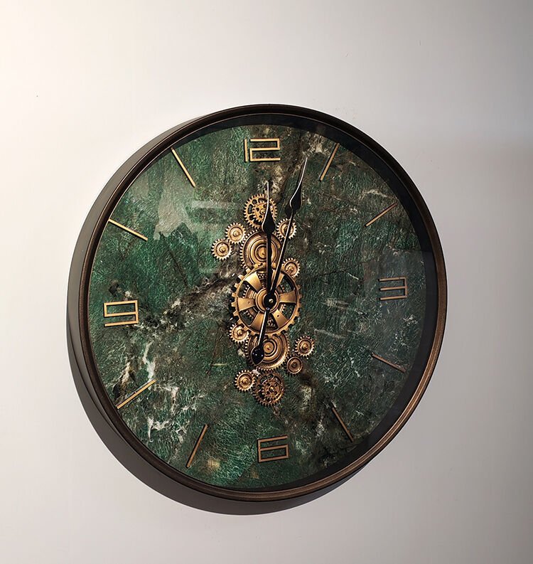 Özel Tasarım Metal Çarklı Duvar Saat