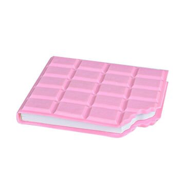 Pembe Peluş Ayıcık Kar Küresi Ve Pembe Çikolata Not Defteri