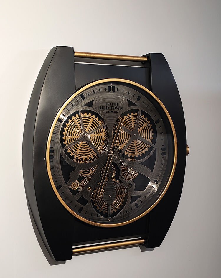 Özel Tasarım Metal Çarklı Duvar Saati