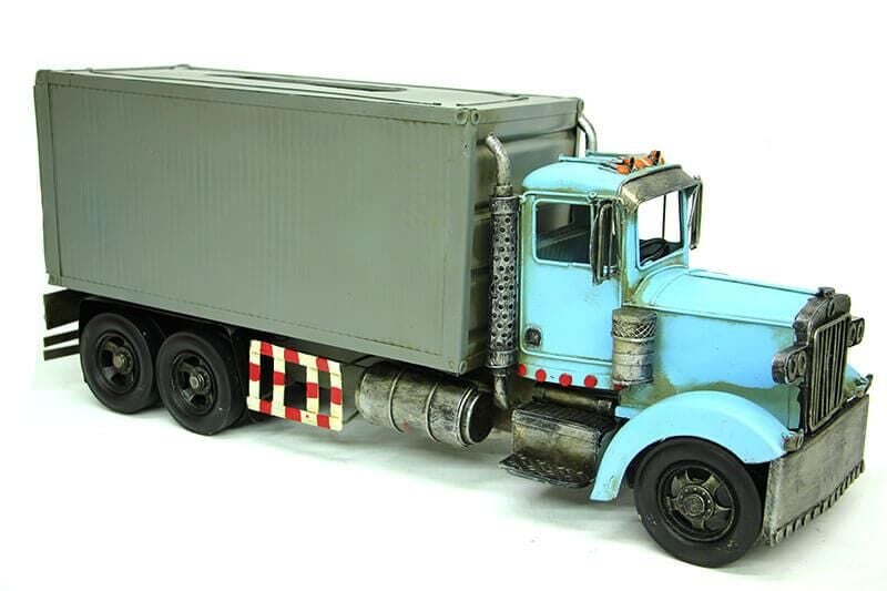 Dekoratif Metal Peçetelik Kamyon Vintage Hediyelik