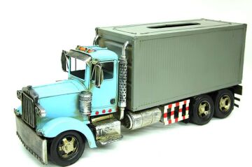 Dekoratif Metal Peçetelik Kamyon Vintage Hediyelik