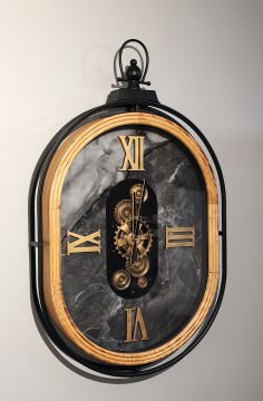 Özel Tasarım Metal Çarklı Duvar Saati