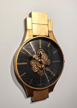 Özel Tasarım Metal Çarklı Duvar Saati