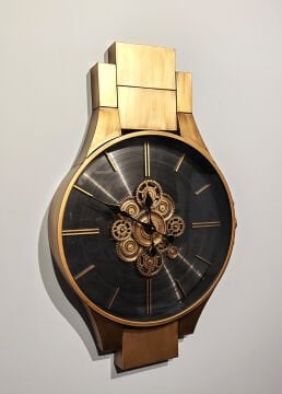 Özel Tasarım Metal Çarklı Duvar Saati