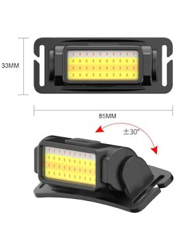 50 COB LED KAFA LAMBASI