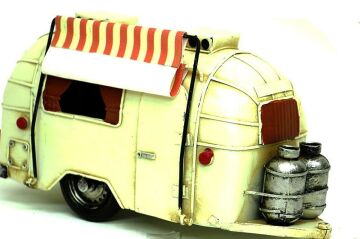 Dekoratif Metal Karavan Tenteli Vintage Biblo Hediyelik
