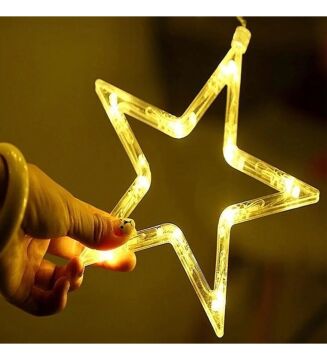 138 Ledli Yıldız Perde Işık 3 Metre