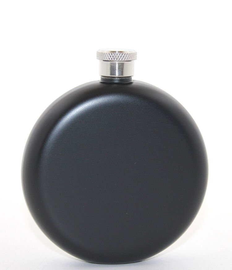 Paslanmaz Çelik Yuvarlak 5 Oz Tekli Matara