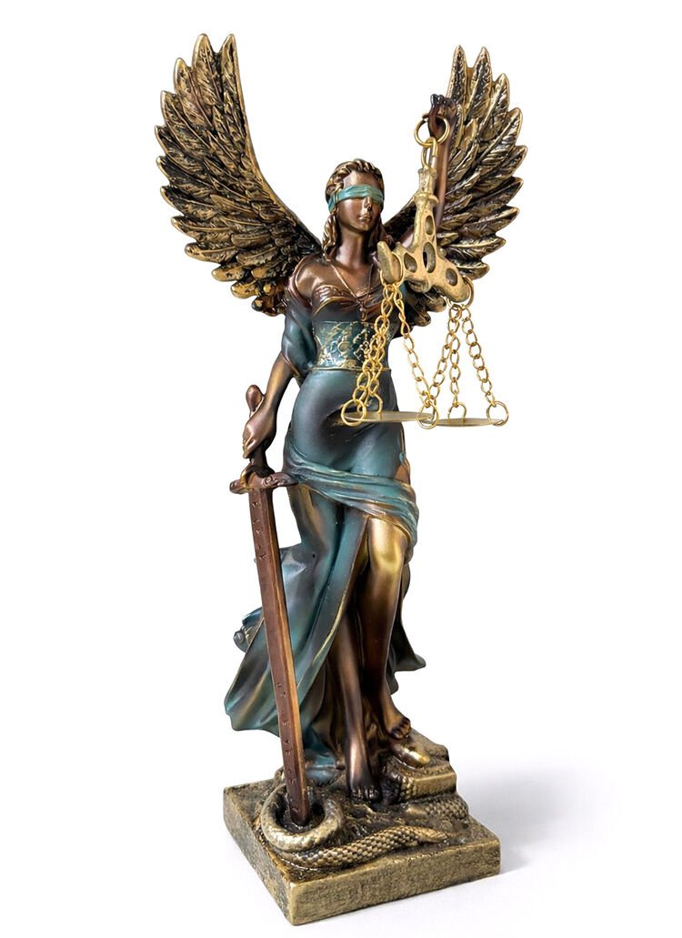 Polyester Kanatlı Adalet Biblosu