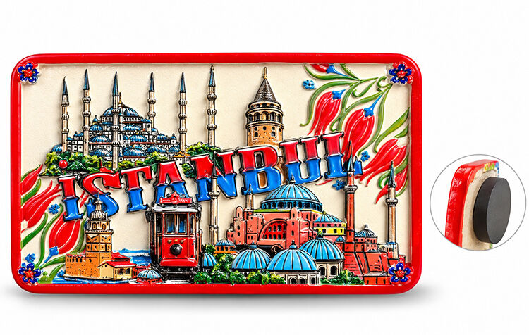 İstanbul Temalı Polyester Magnet