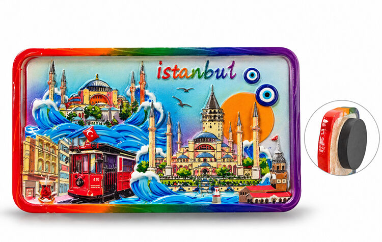İstanbul Temalı Polyester Magnet