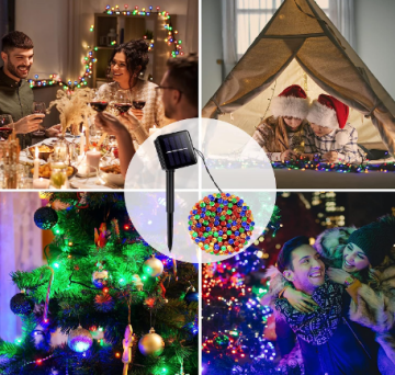 11m 100 Led RGB SOLAR