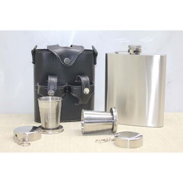 Deri Kılıflı Matara Seti