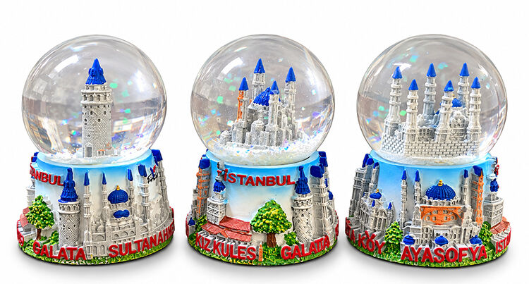İstanbul Temalı Kar Küresi