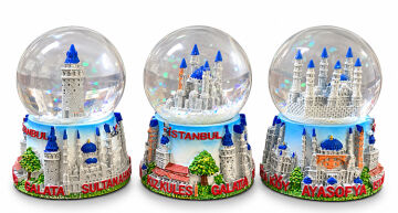 İstanbul Temalı Kar Küresi