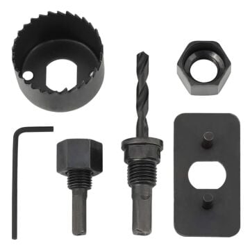 16 Parça Panç Seti Ağaç Kesme Testere Matkap Ucu Takımı Alçıpan Tavan Kesme