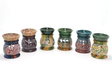 Obsidian Taşı Buhurdanlık