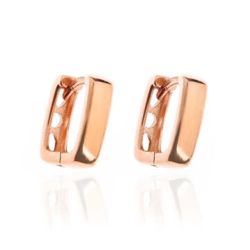 Gümüş Taşsız J Bayan Küpe