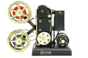 Dekoratif Metal Projektör Obje Biblo Vintage Hediyelik