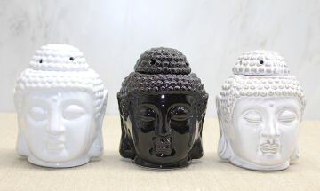 Seramik Buda Büstü Buhurdanlık