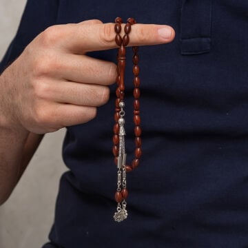 Metal Püsküllü Arpa Kesim Kuka Tesbih