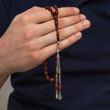 Metal Püsküllü Arpa Kesim Kuka Tesbih