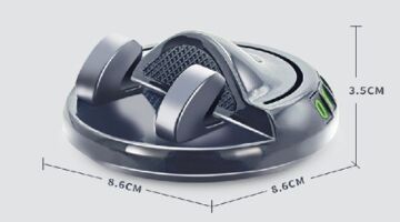 360° Dönebilen Yapışkanlı Numaratörlü Araç Telefon Tutucu