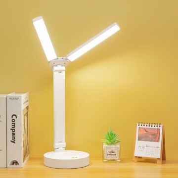 Şarjlı Dokunmatik 3 Renk 40 Led Çalışma Okuma Işığı Gece Lambası