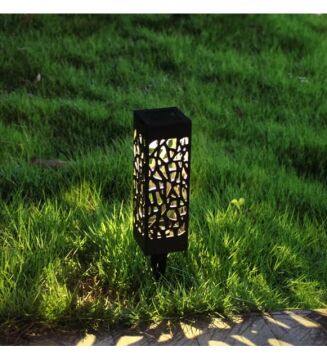 Dekoratif Solar Güneş Enerjili Bahçe Aydınlatması Yürüyüş Yolu Seti ( 6 Adet )