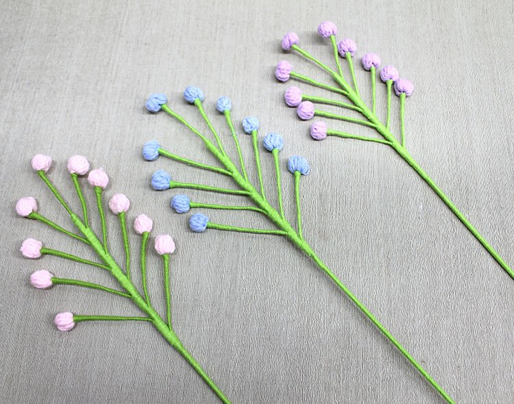 El Örgüsü Dekoratif Tomurcuk Çiçeği