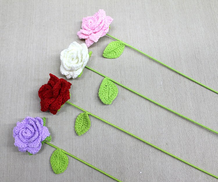 El Örgüsü Tekli Gül