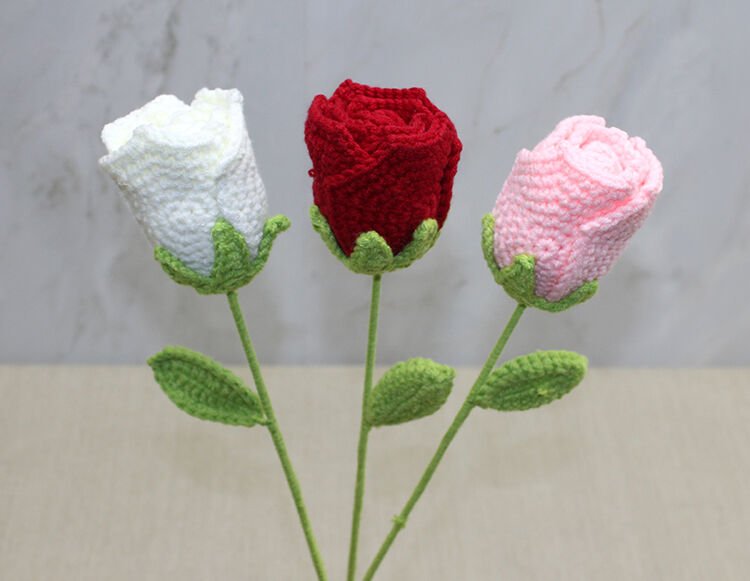 El Örgüsü Tekli Gül