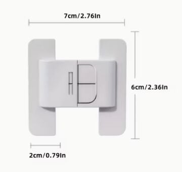 4 Adet Buzdolabı, Çekmece ve Dolap Kapağı Çocuk Kilidi