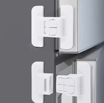 4 Adet Buzdolabı, Çekmece ve Dolap Kapağı Çocuk Kilidi