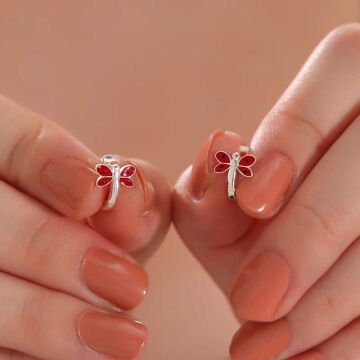 Gümüş Yusufcuk Çocuk Küpesi