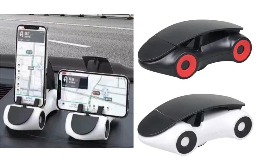 Araba Tasarımlı Araç İçi Telefon Tutucu 360 Dönebilen Ayarlı