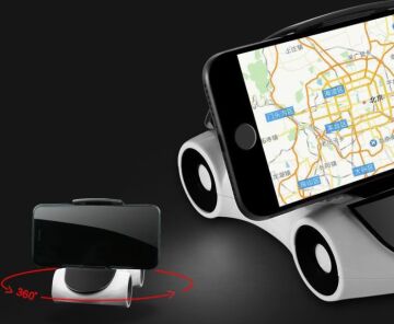 Araba Tasarımlı Araç İçi Telefon Tutucu 360 Dönebilen Ayarlı