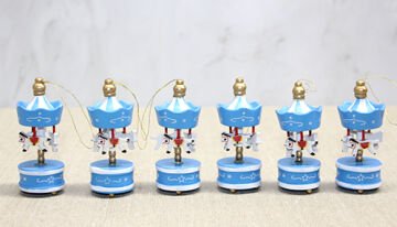 Ahşap 6'Lı Dekoratif Atlı Karınca