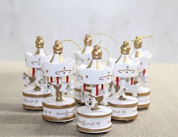 Ahşap 6'Lı Dekoratif Atlı Karınca