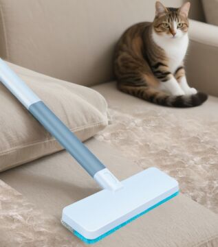 Çift Yönlü Evcil Hayvan Tüy Toplayıcı ve Yüzey Temizleme Fırçası