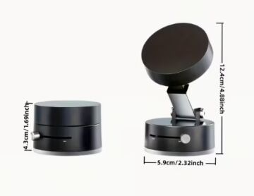 Mıknatıslı Katlanabilir Telefon Tutucu - Torpido ve Cam Uyumlu