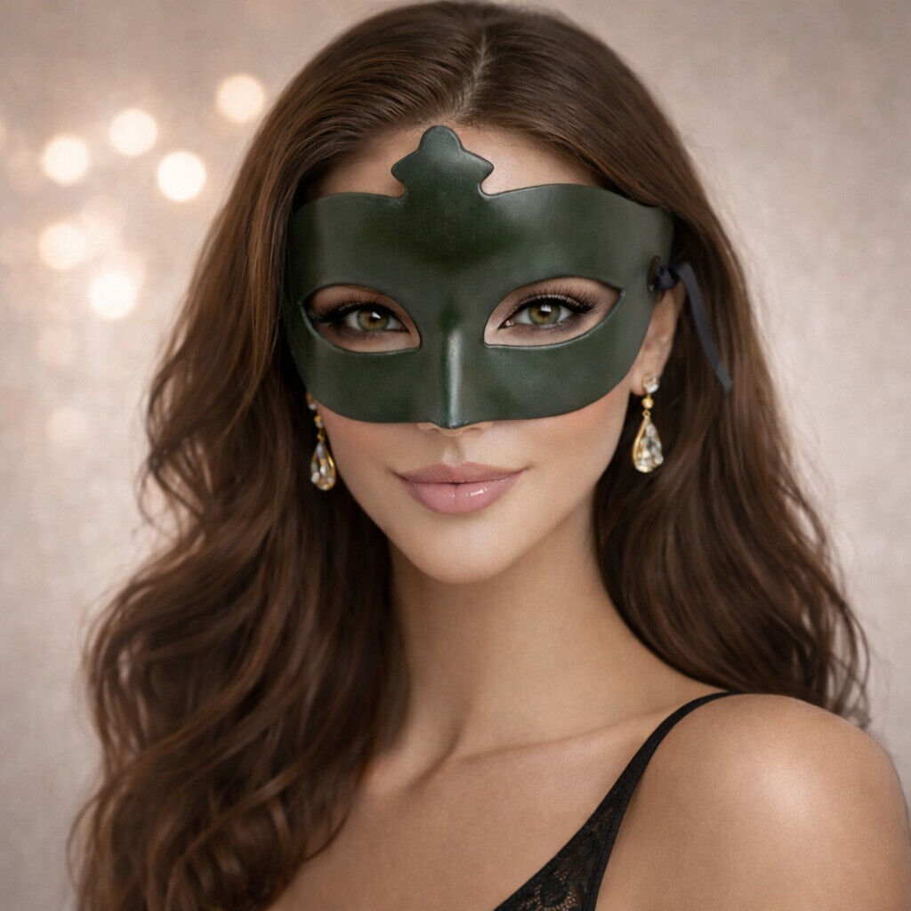 Haki Yeşil Gizemli Maske