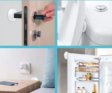 Şeffaf  Silikon Mobilya ve Kapı Durdurucu Darbe Pedi 6 lı