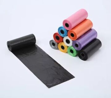 Köpek Dışkı Poşeti 4lü Düz Renk Set