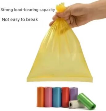 Köpek Dışkı Poşeti 4lü Düz Renk Set