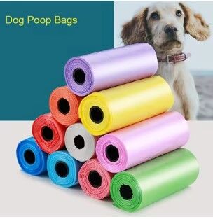 Köpek Dışkı Poşeti 4lü Düz Renk Set