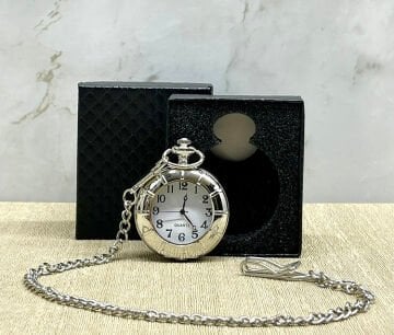 Özel Kutulu Gümüş Köstekli Saat